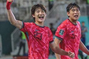 绝杀进四强！U23韩国2-1澳大利亚U23将战日本 信敏河头球绝杀